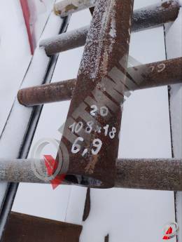 Труба стальная 108х18 фото со склада ООО &laquo;Оптима&raquo;