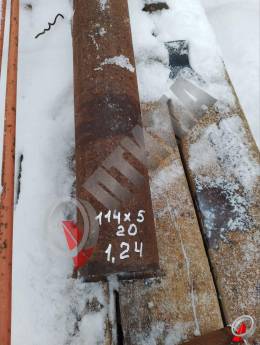 Труба стальная 114х5 фото со склада ООО &laquo;Оптима&raquo;