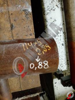 Труба стальная 114х5 фото со склада ООО &laquo;Оптима&raquo;