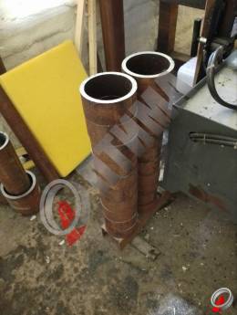 Труба стальная 152х12 фото со склада ООО &laquo;Оптима&raquo;