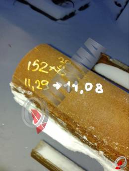 Труба стальная 152х8 фото со склада ООО &laquo;Оптима&raquo;