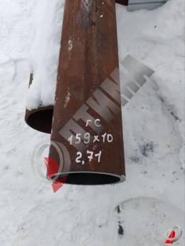 Труба стальная 159х10 фото со склада ООО &laquo;Оптима&raquo;