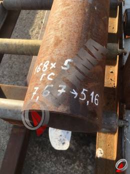 Труба стальная 168х5 фото со склада ООО «Оптима»