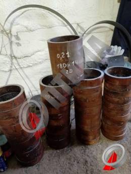 Труба стальная 180х14 фото со склада ООО &laquo;Оптима&raquo;