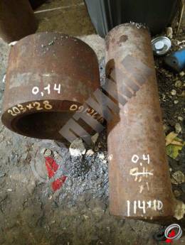 Труба стальная 203х28 фото со склада ООО &laquo;Оптима&raquo;