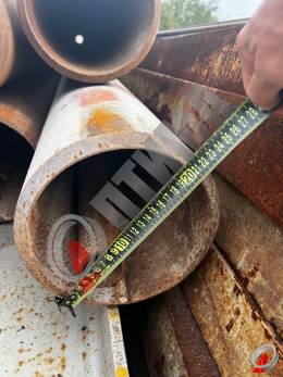 Труба стальная 219х18 фото со склада ООО &laquo;Оптима&raquo;