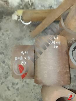 Труба стальная 219х9 фото со склада ООО &laquo;Оптима&raquo;