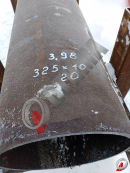 Труба стальная 325х10 фото со склада ООО &laquo;Оптима&raquo;