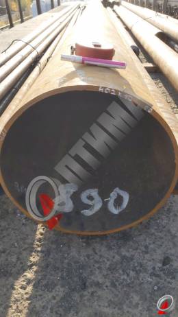 Труба стальная 402х10 фото со склада ООО «Оптима»