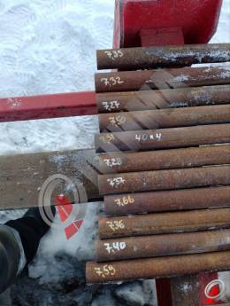 Труба стальная 40х4 фото со склада ООО &laquo;Оптима&raquo;