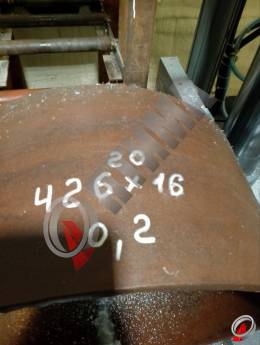 Труба стальная 426х16 фото со склада ООО &laquo;Оптима&raquo;