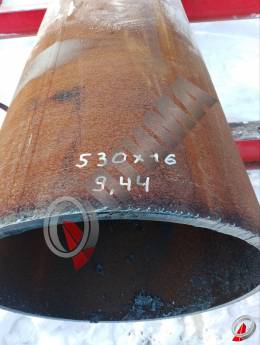 Труба стальная 530х16 фото со склада ООО &laquo;Оптима&raquo;