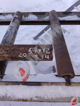 Труба стальная 57х12 фото со склада ООО &laquo;Оптима&raquo;