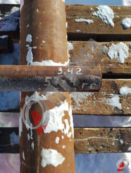 Труба стальная 57х4 фото со склада ООО &laquo;Оптима&raquo;