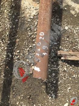 Труба стальная 57х6 фото со склада ООО «Оптима»